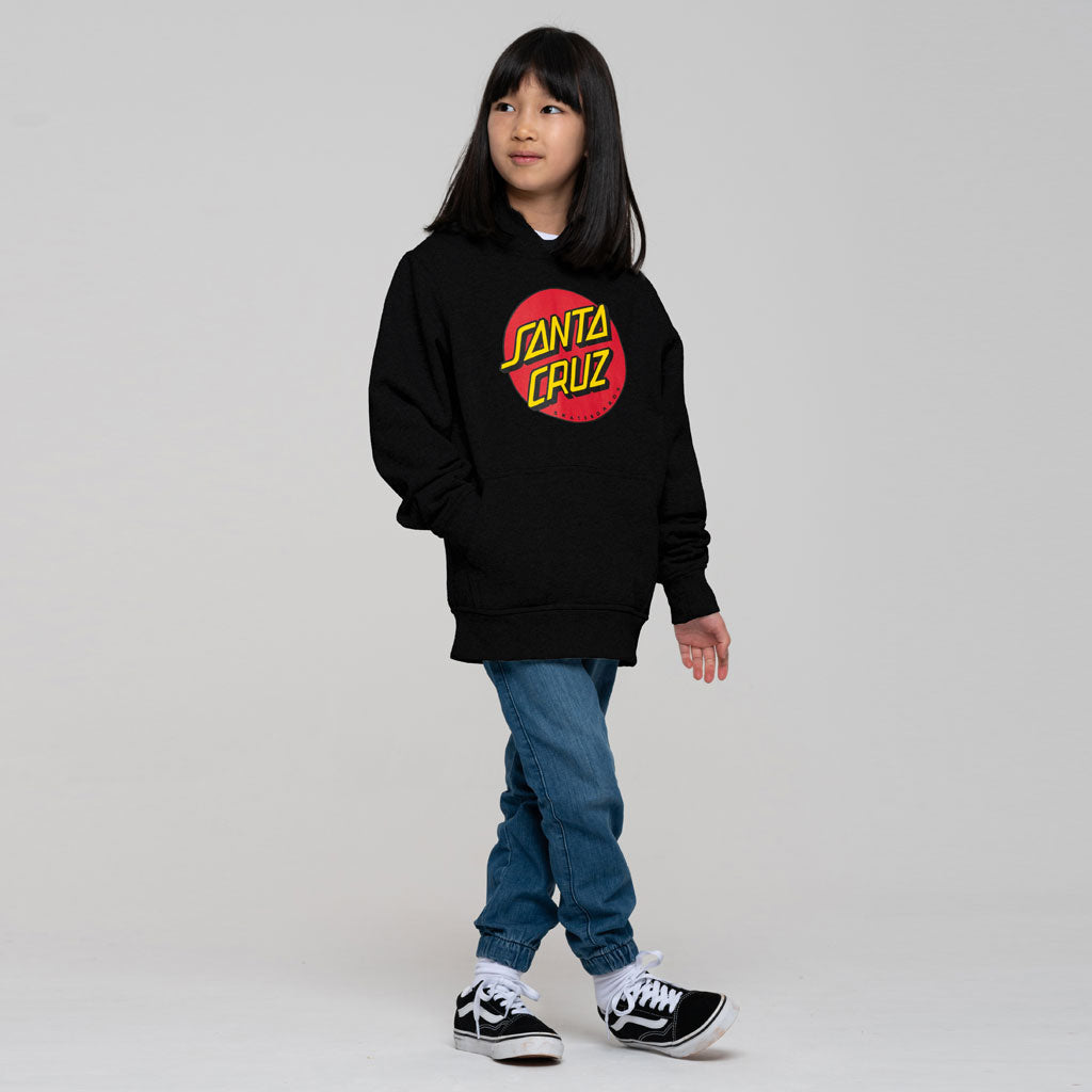 Kapuzenpullover Classic Dot Black
