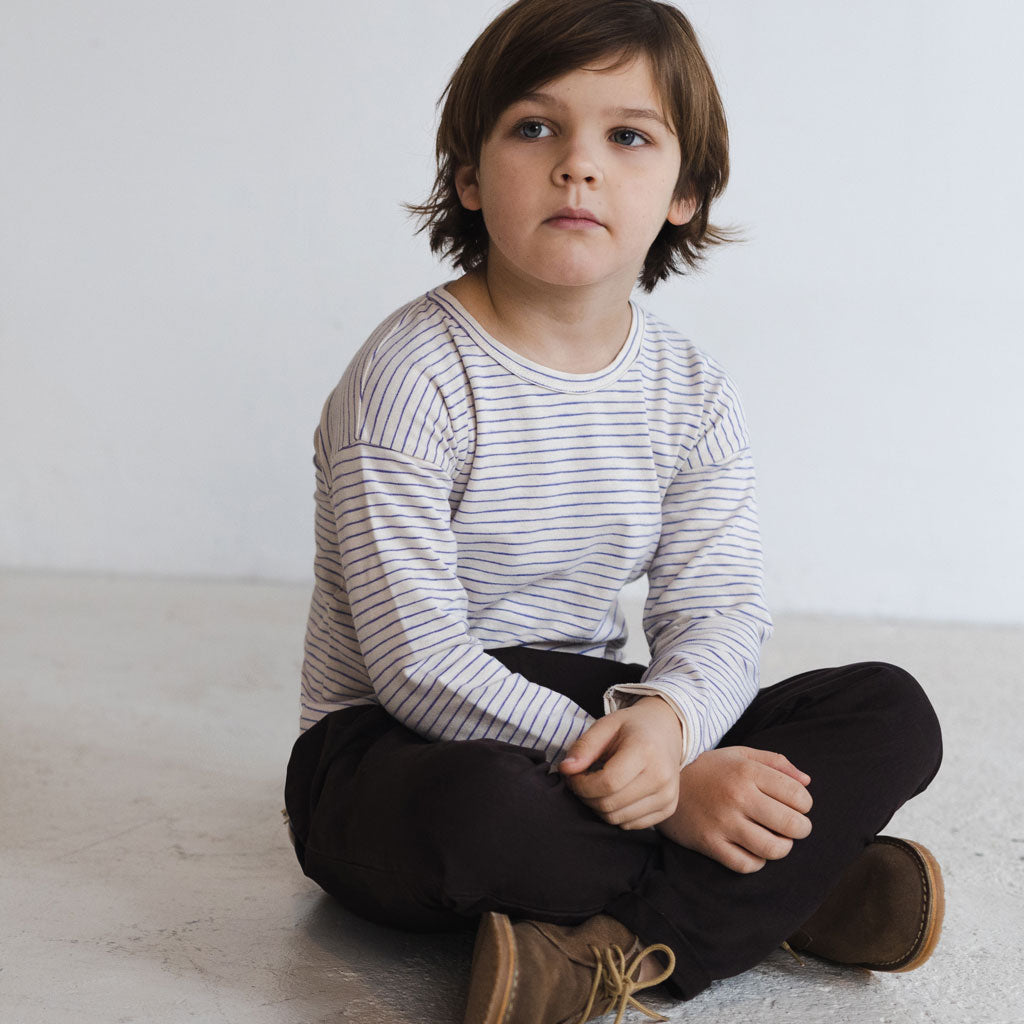 Shirt Stripes Maya Blue