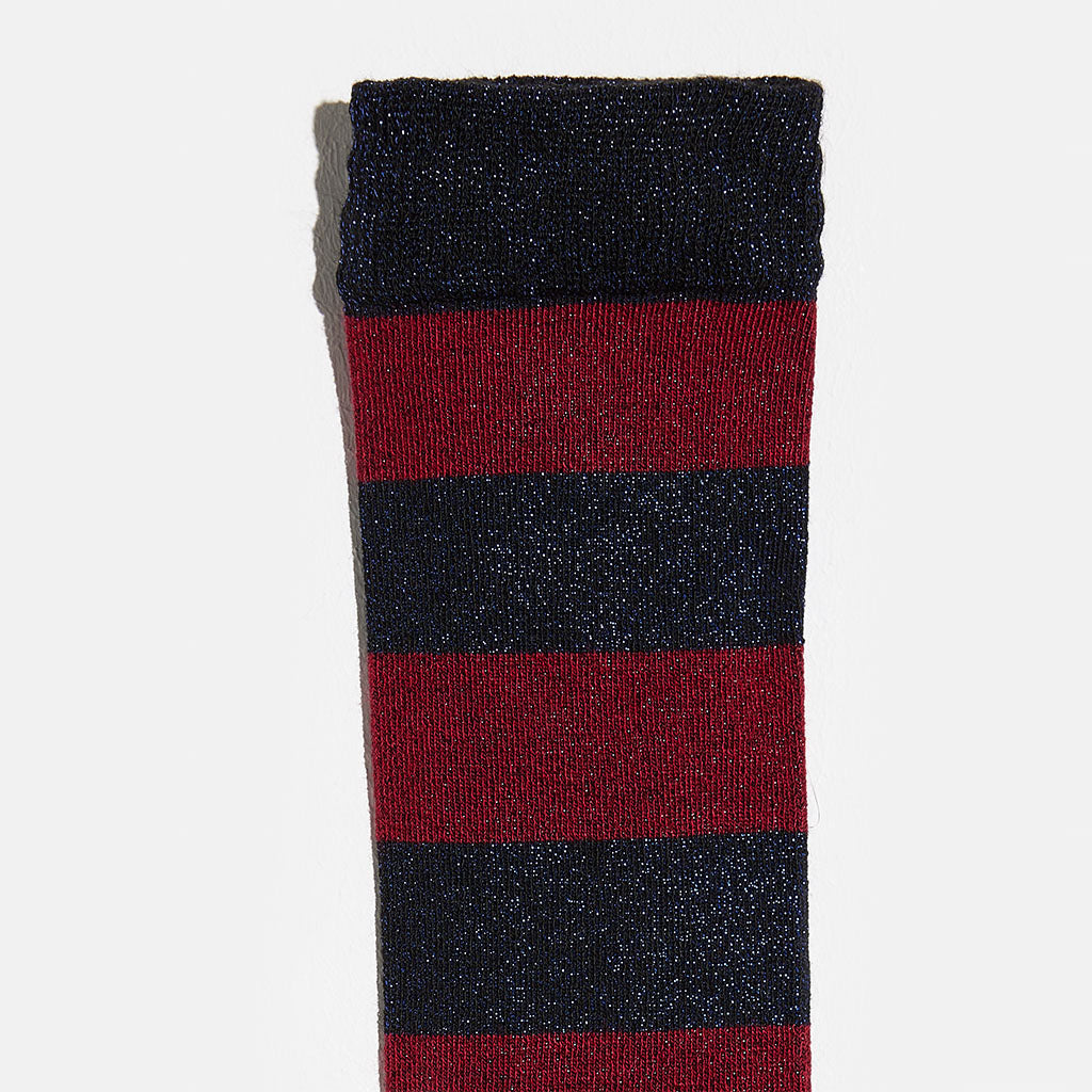 Kniesocken Bisar Stripe Red