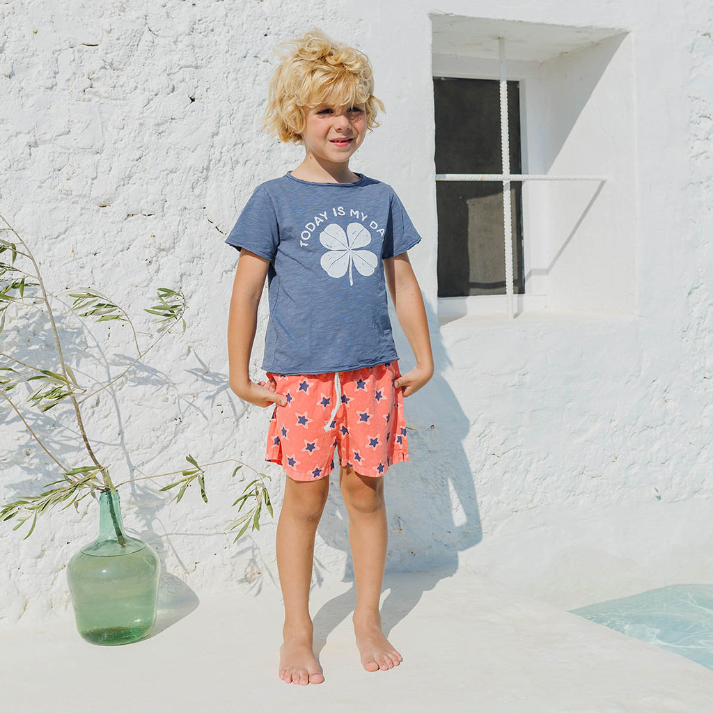 Badehose Stars Coral