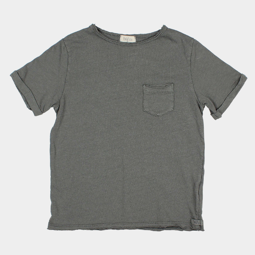 T-Shirt Pocket Linen Graphite