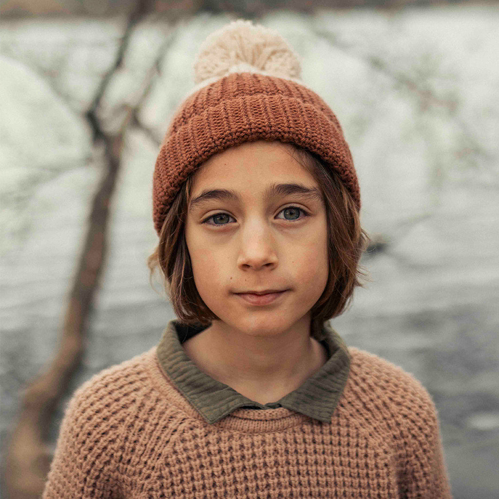 Mütze Pom Pom Bi Cocoa