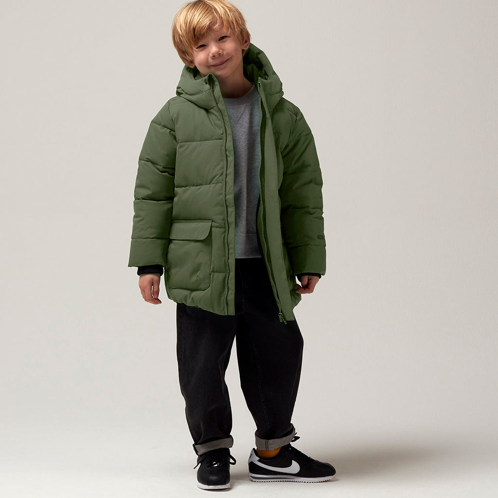 Puffer Jacke Tiger Eye Bronze Green