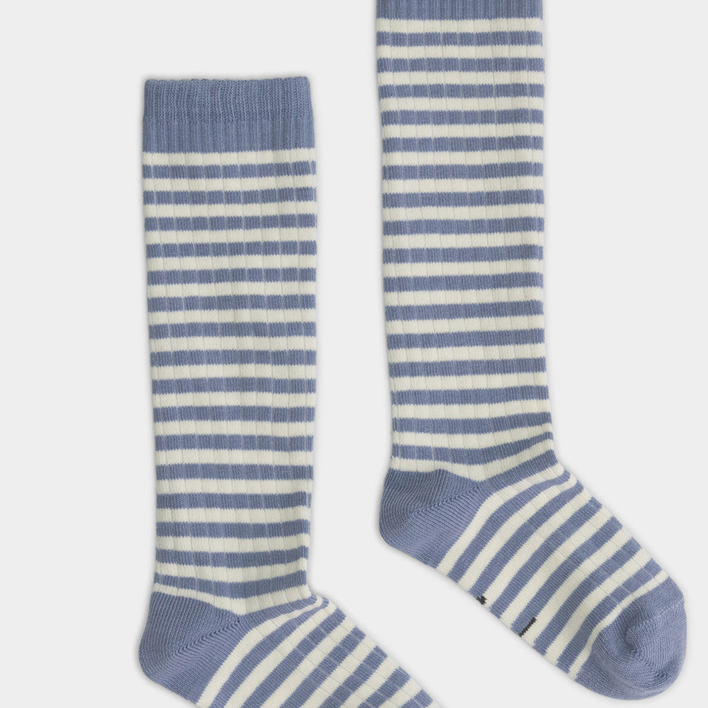 Socken Long Ribbed Lavender