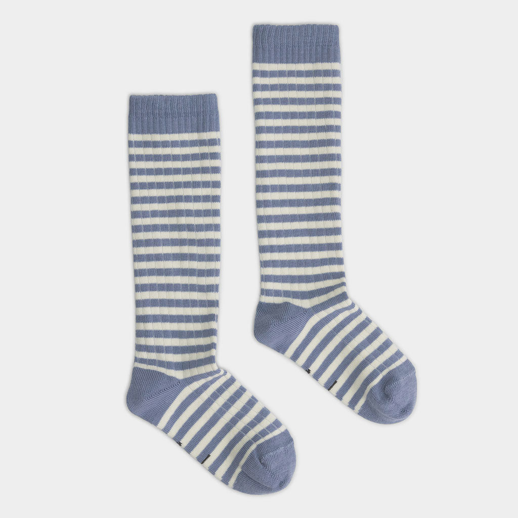 Socken Long Ribbed Lavender