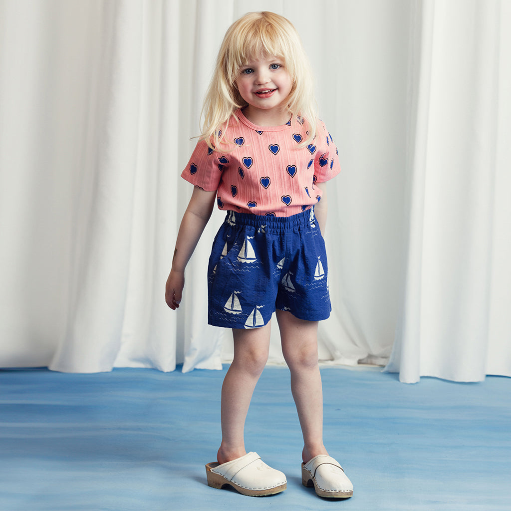 Shorts Sailing Boat Blue