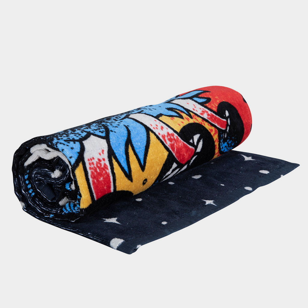 Badetuch Dark Arts Dot Midnight Blue