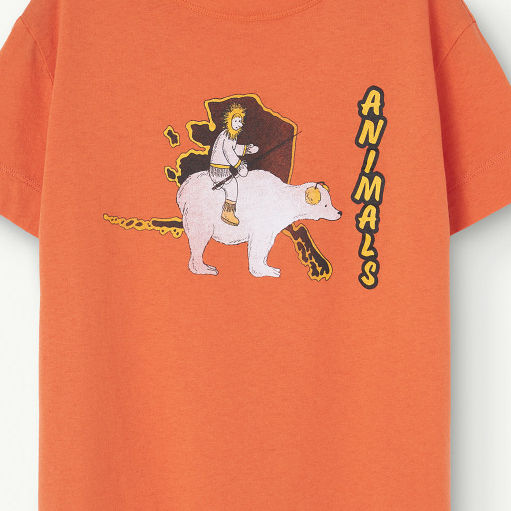 T-Shirt Rooster Orange