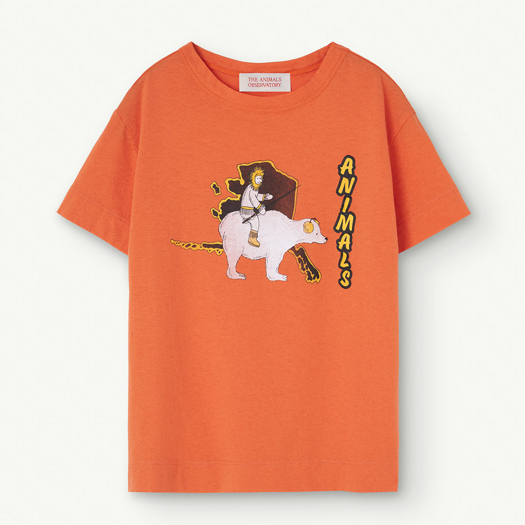 T-Shirt Rooster Orange