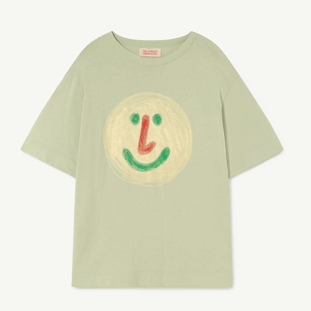 T-Shirt Rooster Oversize Soft Green
