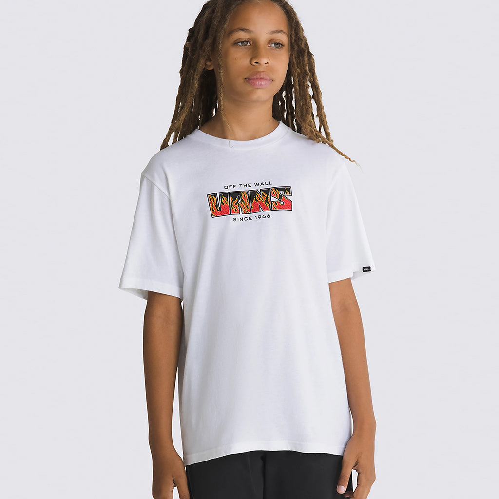 T-Shirt Digi Flame White