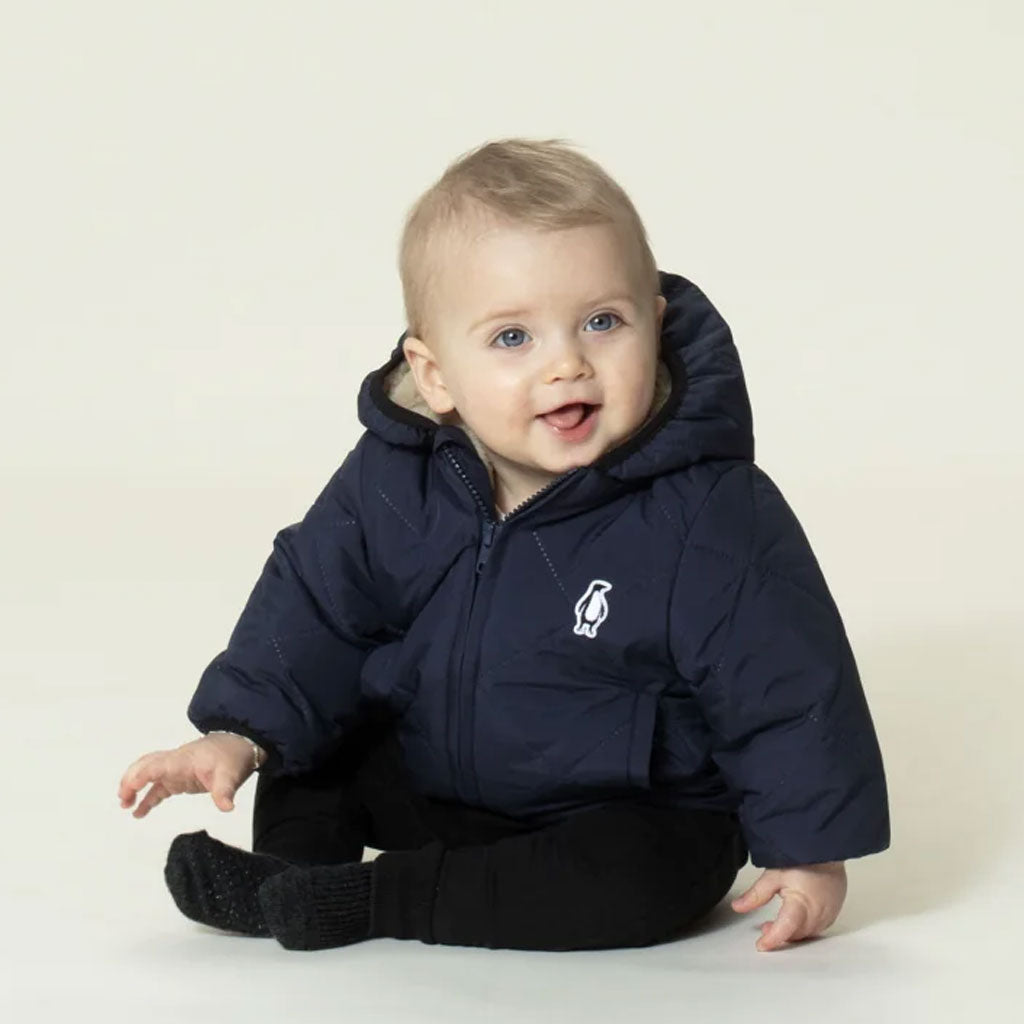 Baby Winterjacke Shark Blue