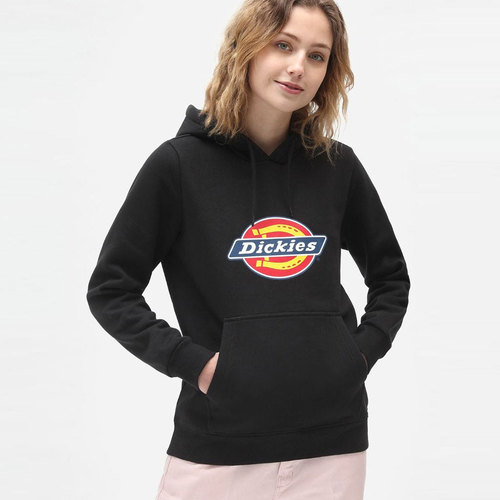 Kapuzenpullover Icon Black