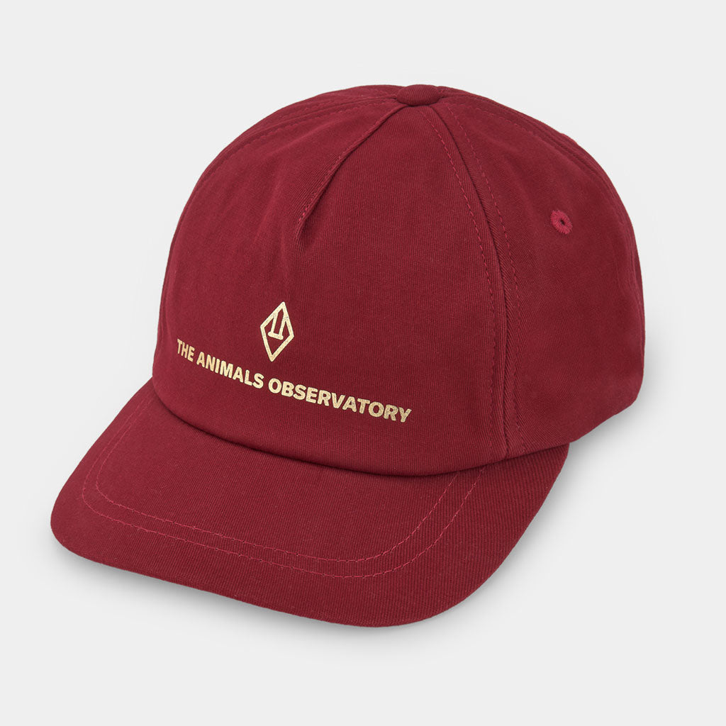 Baseball Cap Hamster Maroon