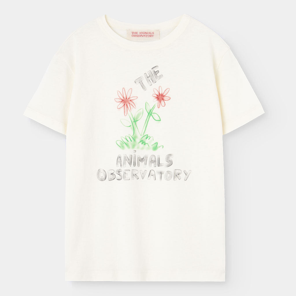 T-Shirt Rooster Flowers