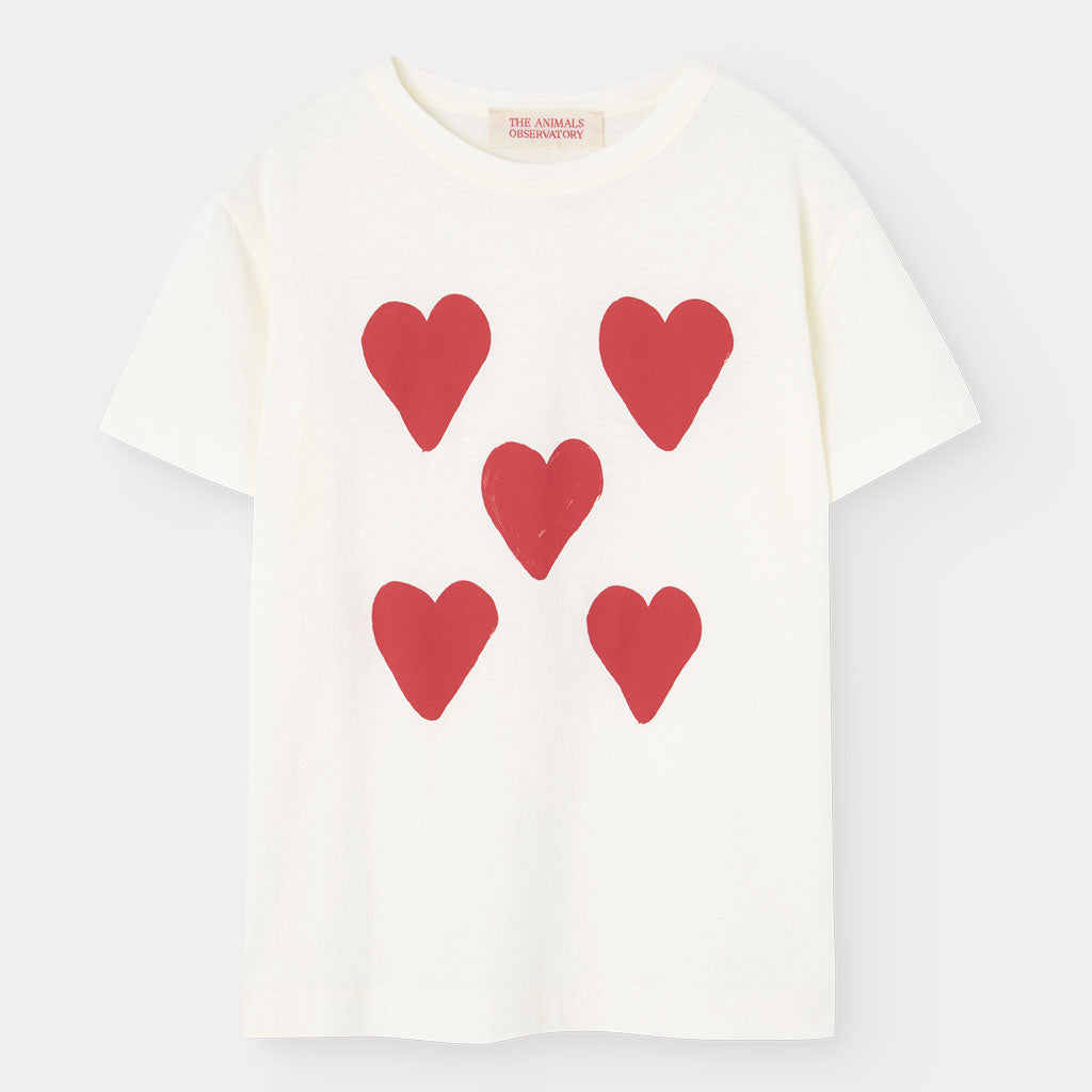 T-Shirt Rooster Hearts