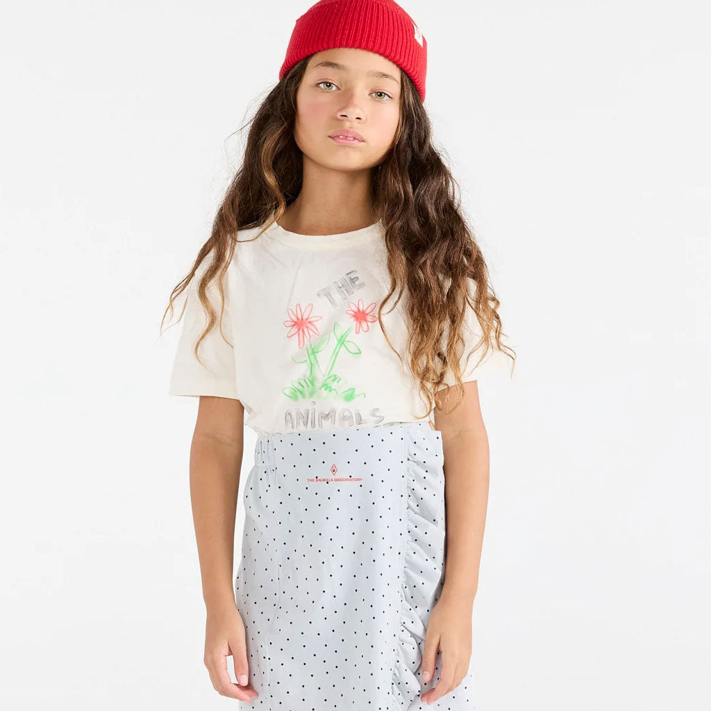 T-Shirt Rooster Flowers