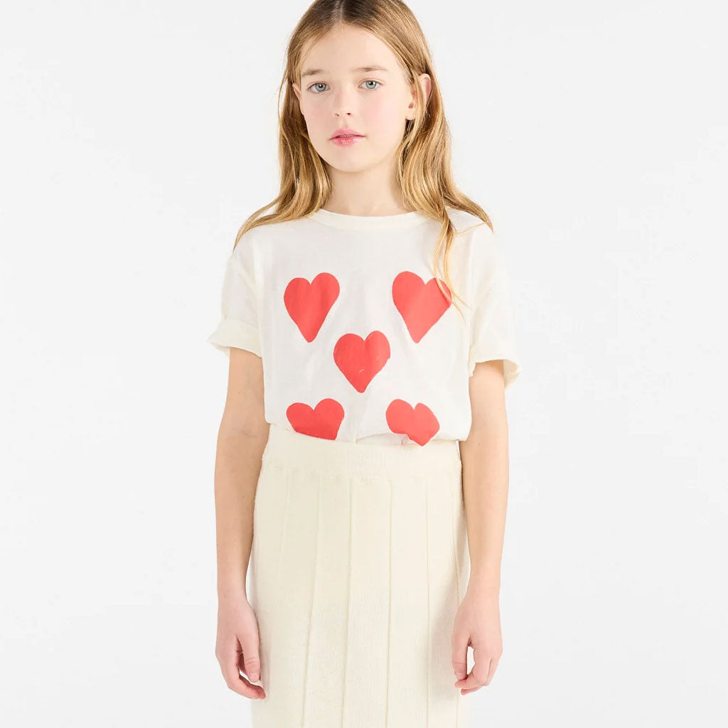 T-Shirt Rooster Hearts