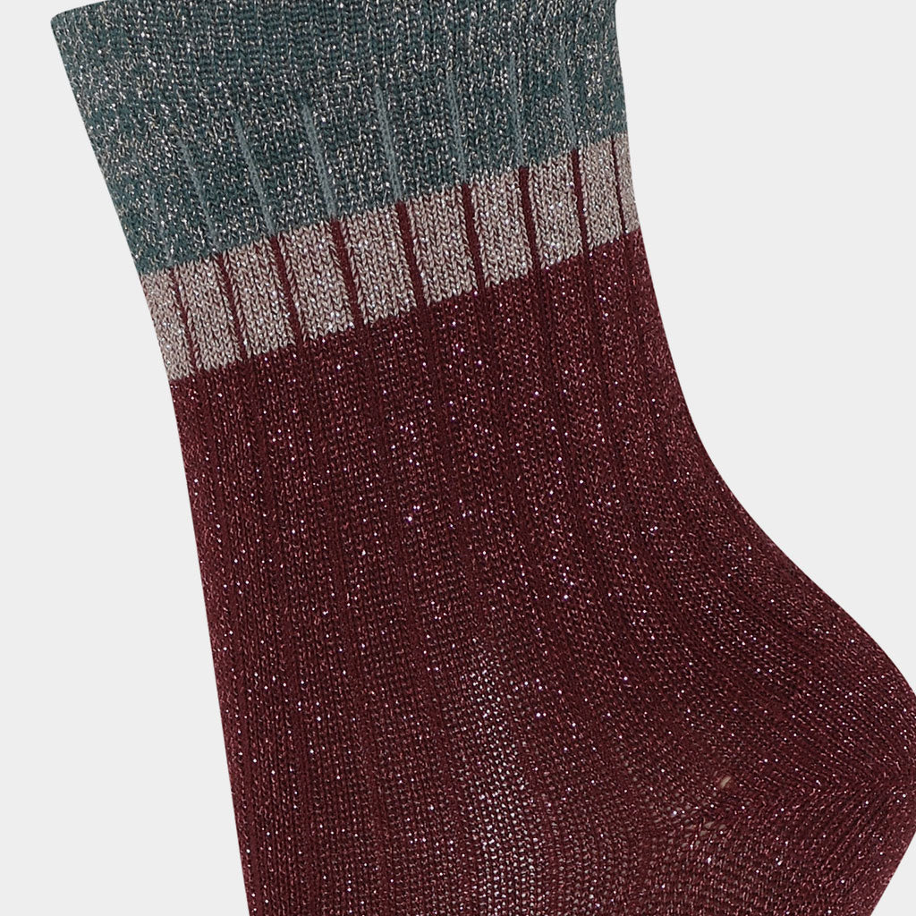 Socken Norma Glitter Lava