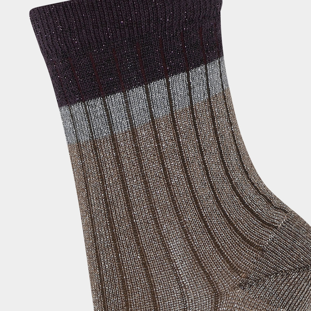 Socken Norma Glitter Dk.Purple