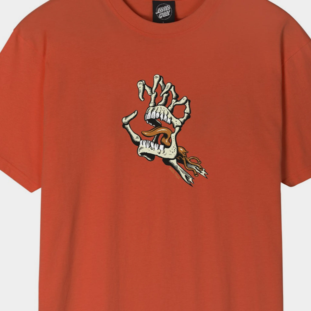 T-Shirt Bone Hand Terracotta