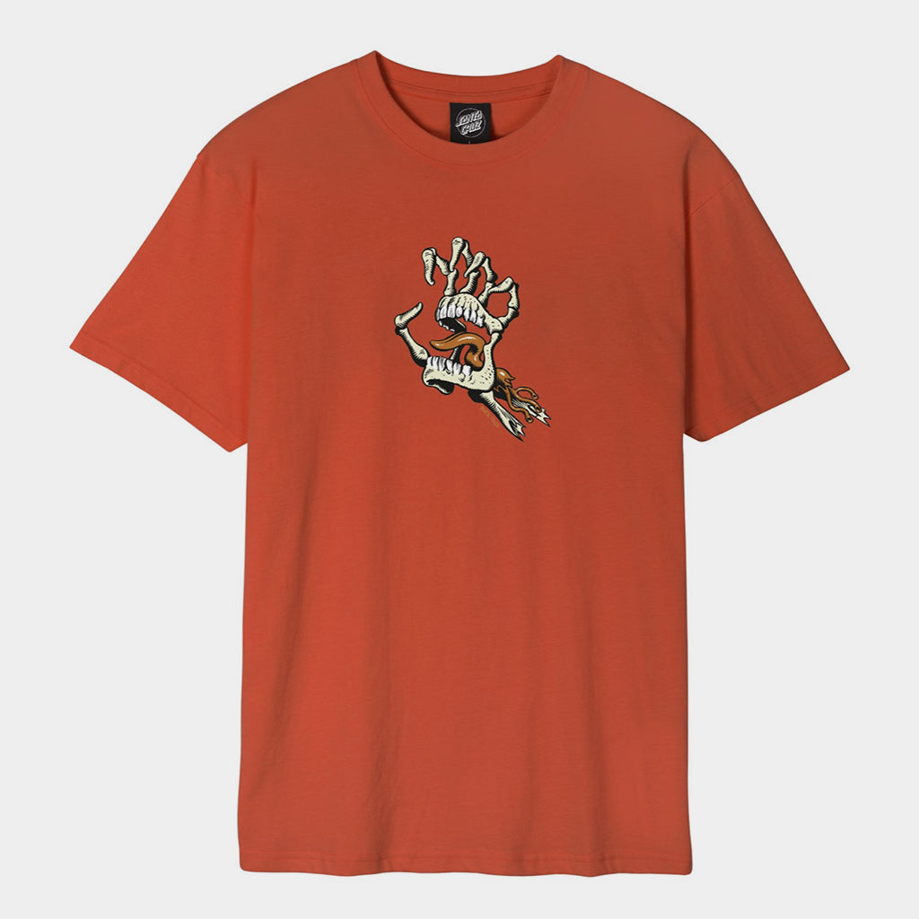 T-Shirt Bone Hand Terracotta