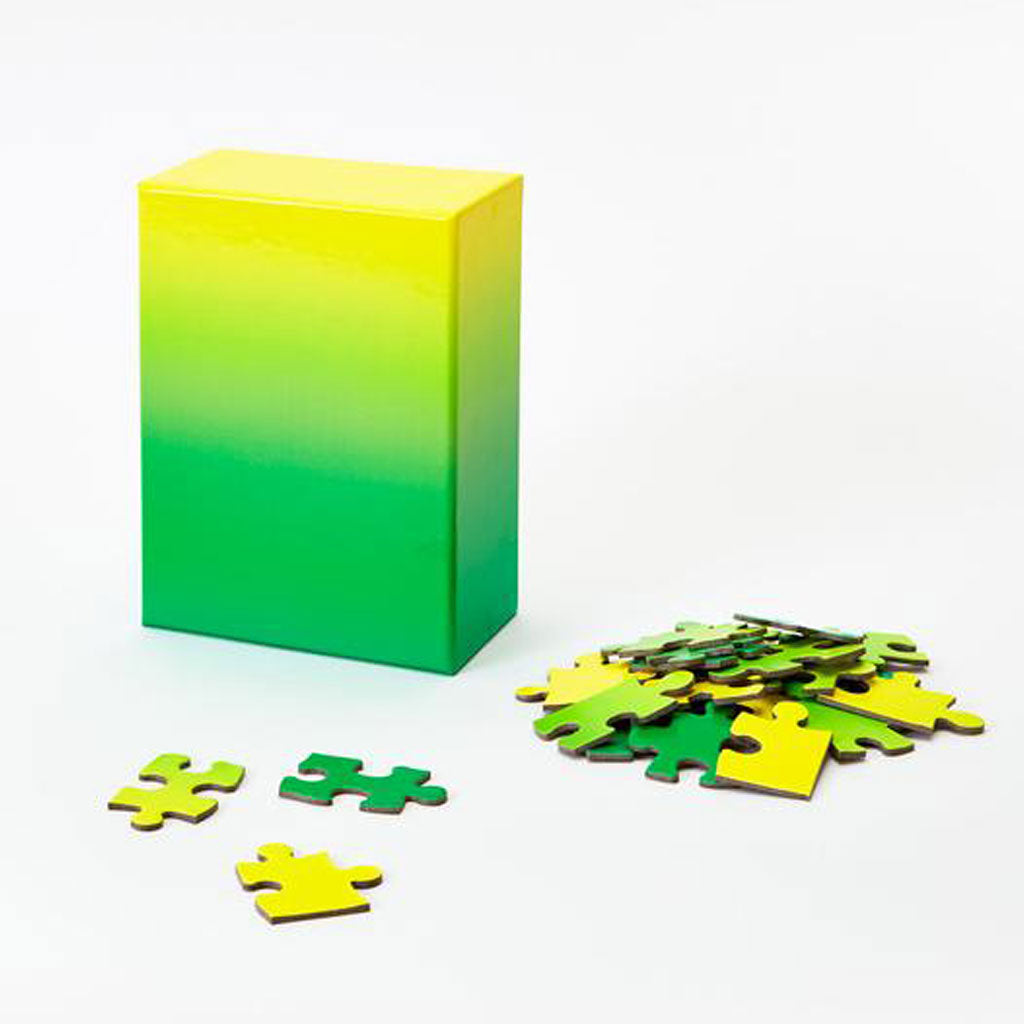 Puzzle Gradient Green Yellow Small
