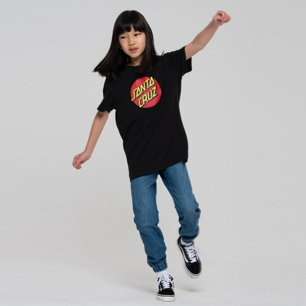 T-Shirt Youth Classic Dot Black