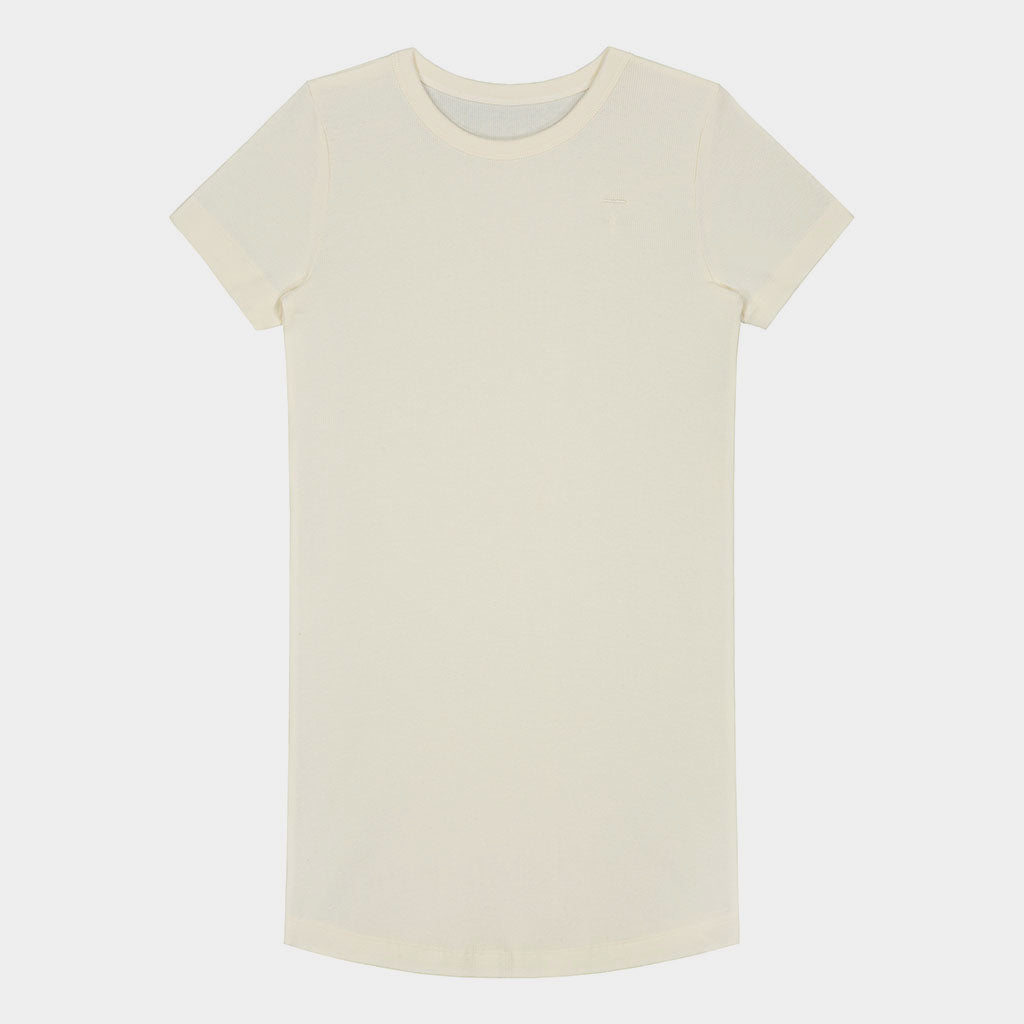 Pyjama T-Shirt Long Cream