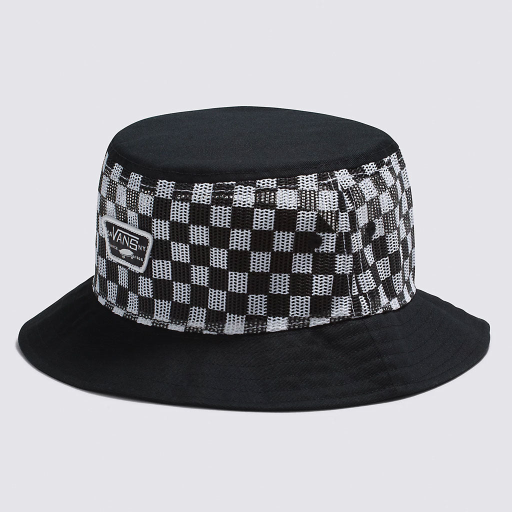 Bucket Hat Mesh Black-White