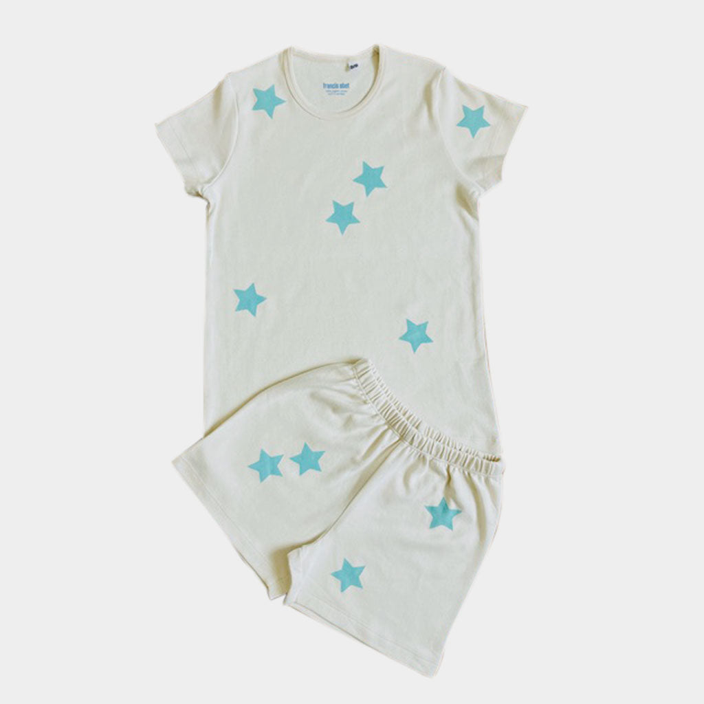 Pyjama Kurz Stars div. Farben