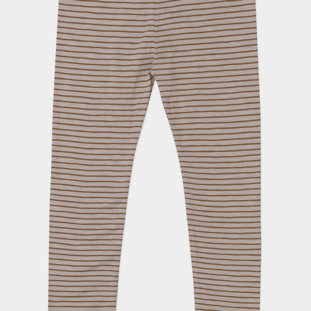 Leggings Stripes Chestnut