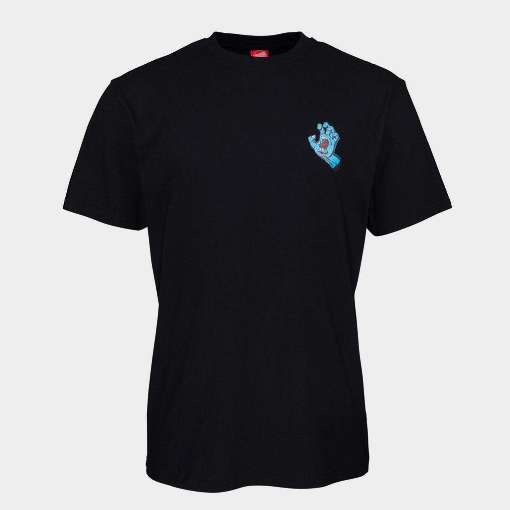 T-Shirt Hand Chest Black