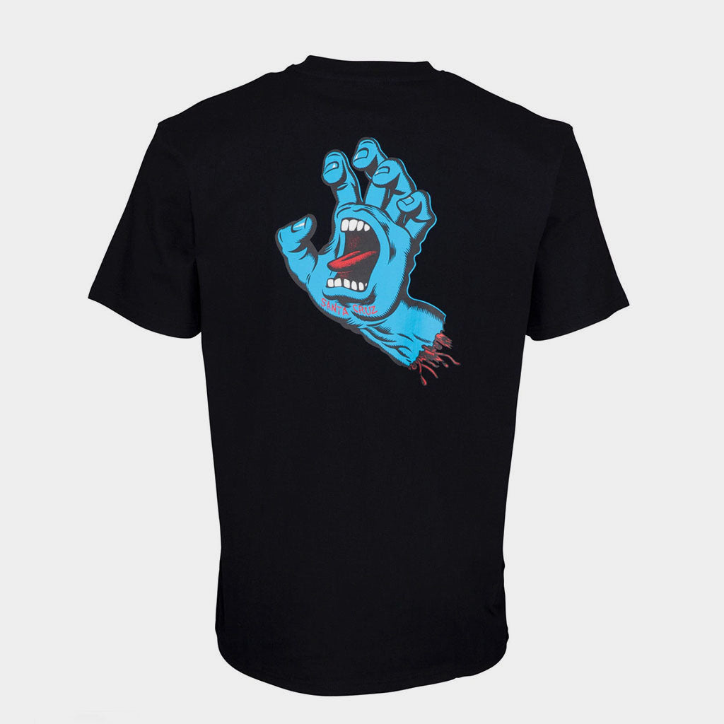 T-Shirt Hand Chest Black