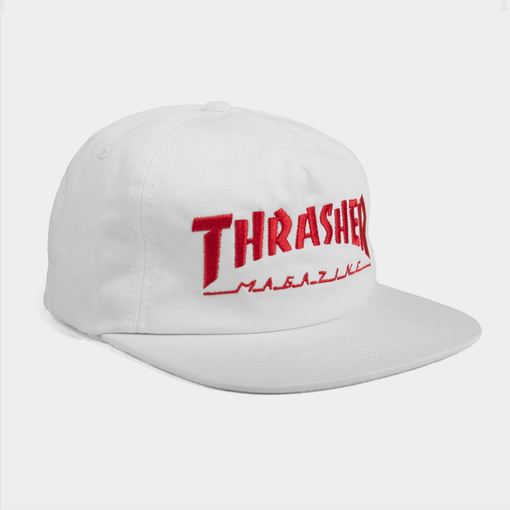 Baseball Cap Mag Logo White/Red