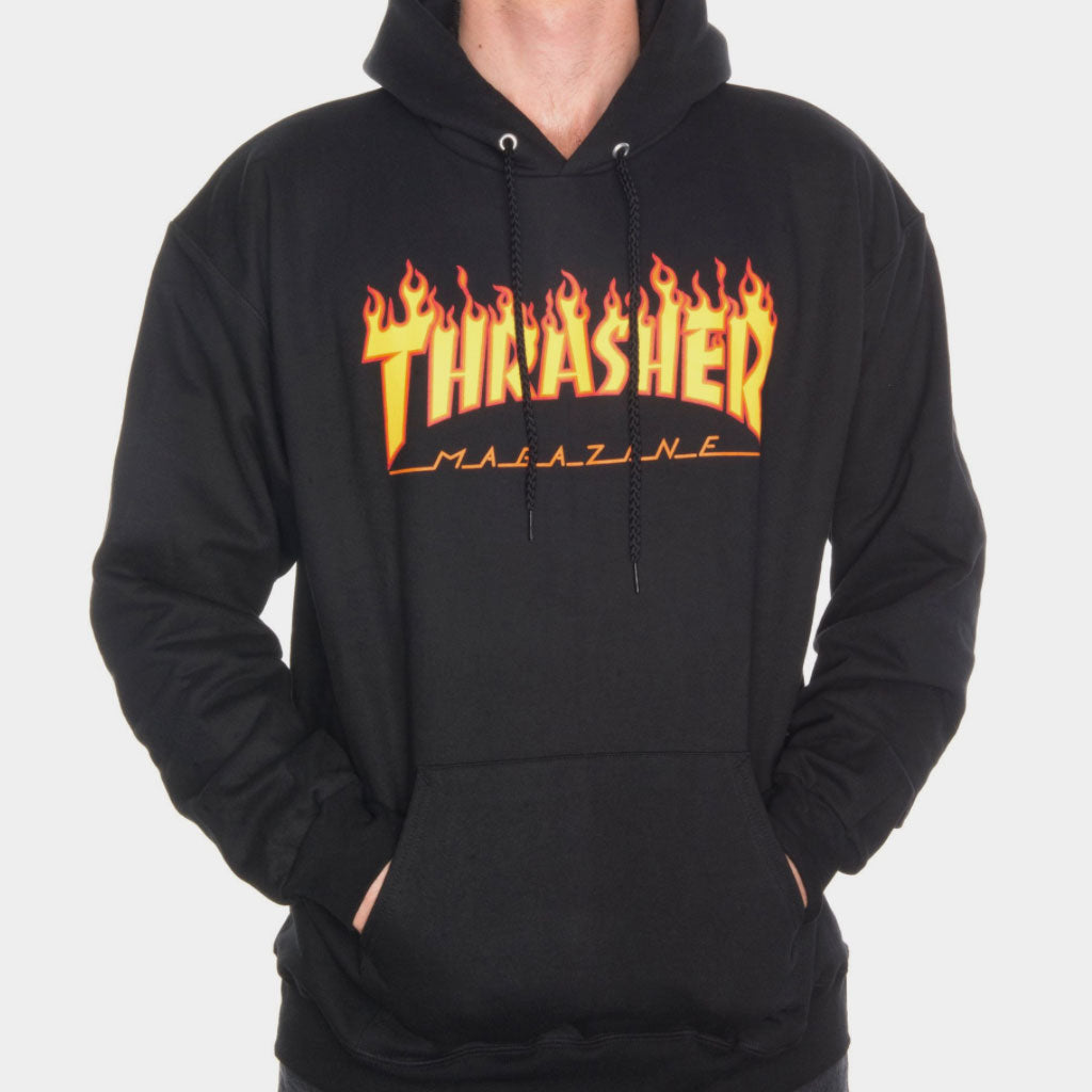 Kapuzenpullover Kids Flame Black