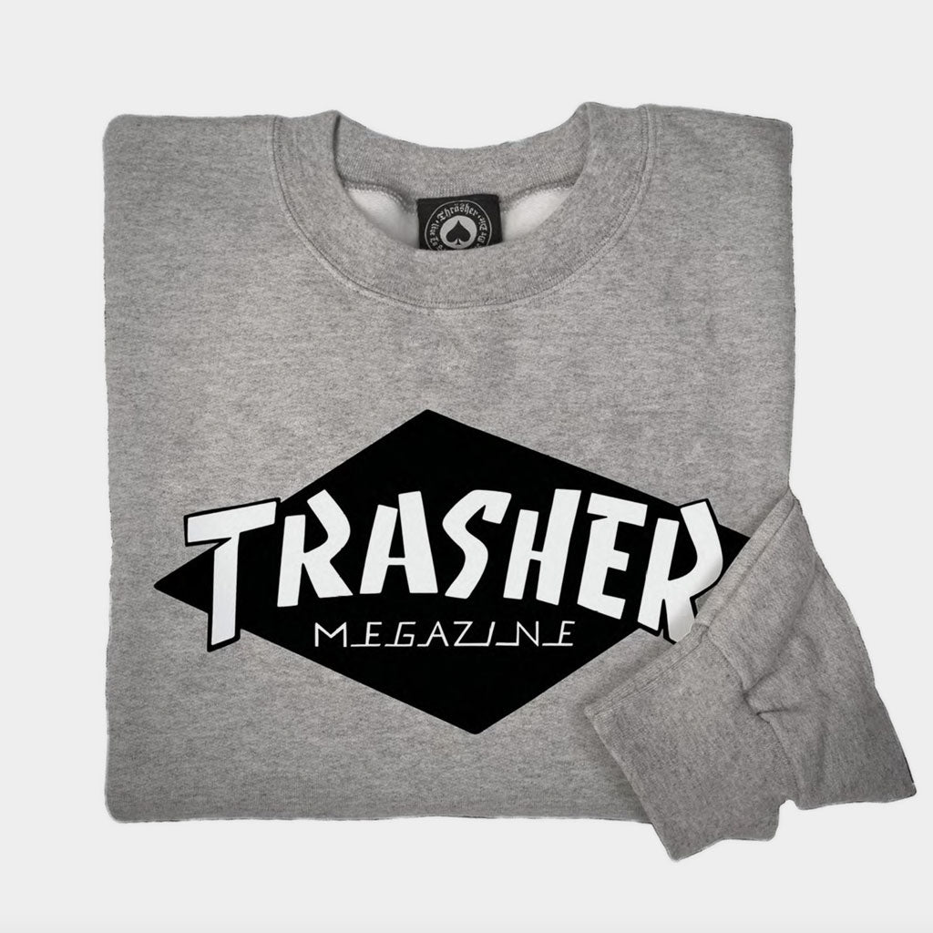 Sweatshirt Trasher Heather Grey