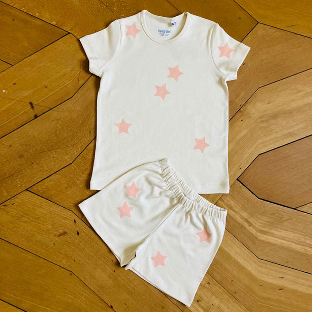 Pyjama Kurz Stars div. Farben