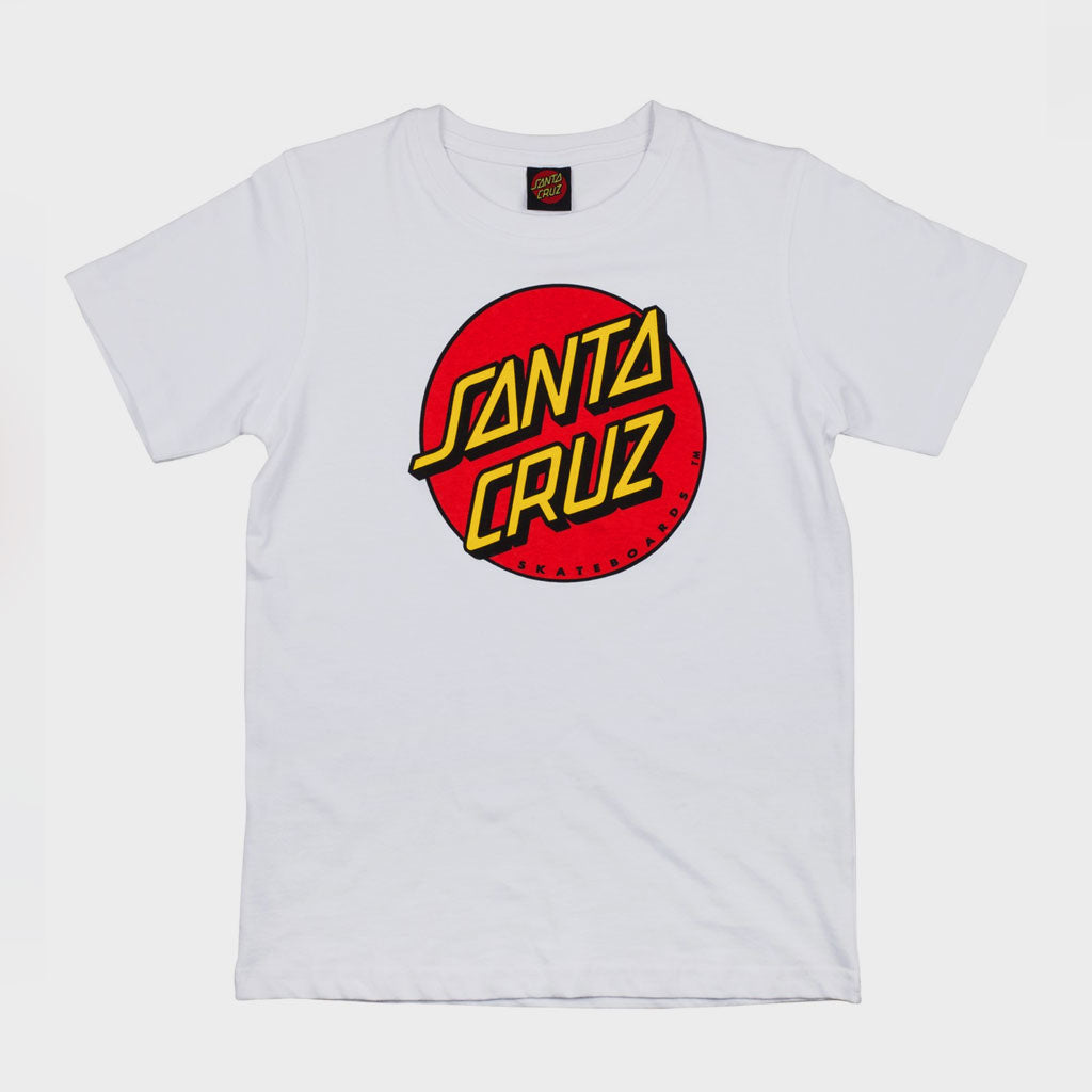 T-Shirt Youth Classic Dot White