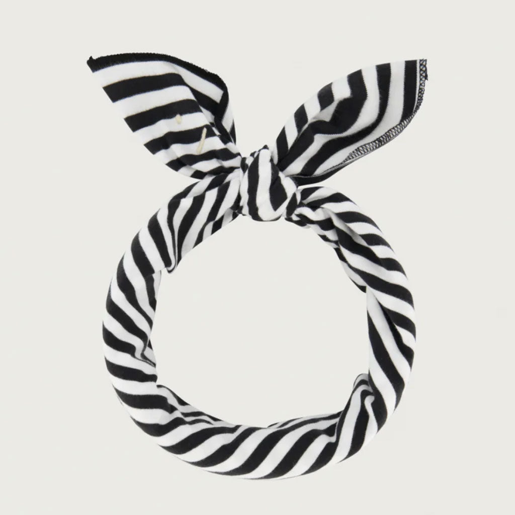 Haarband/Tuch Striped Black