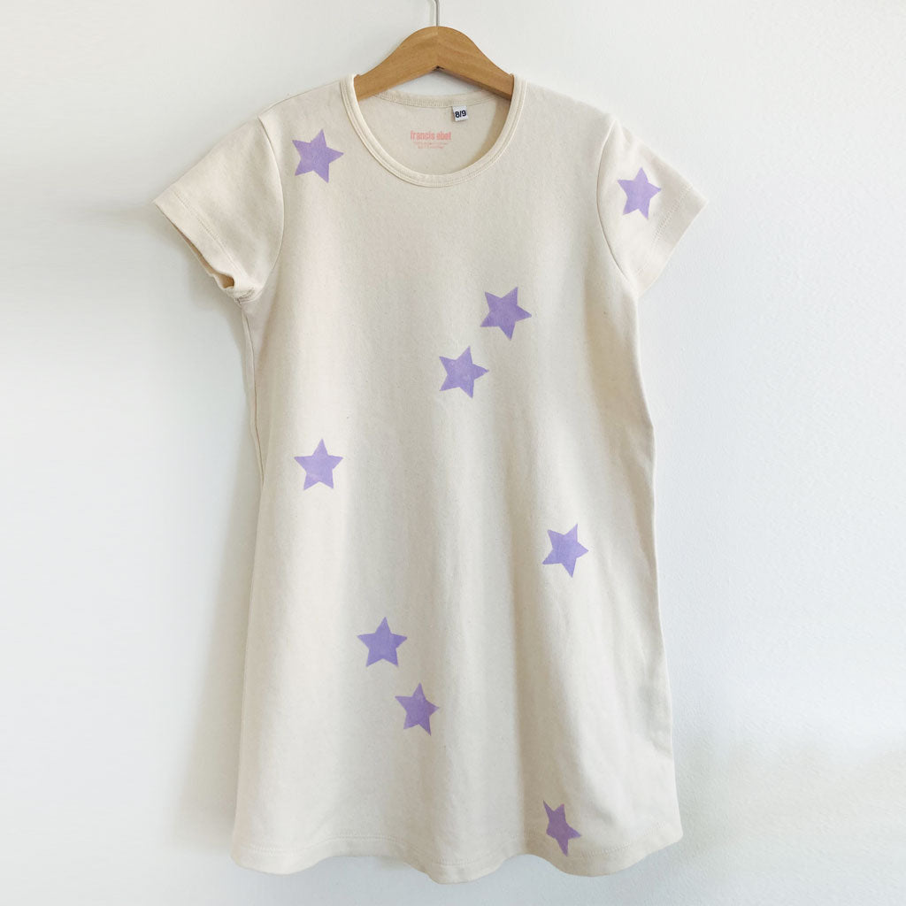 Nachthemd Stars Purple