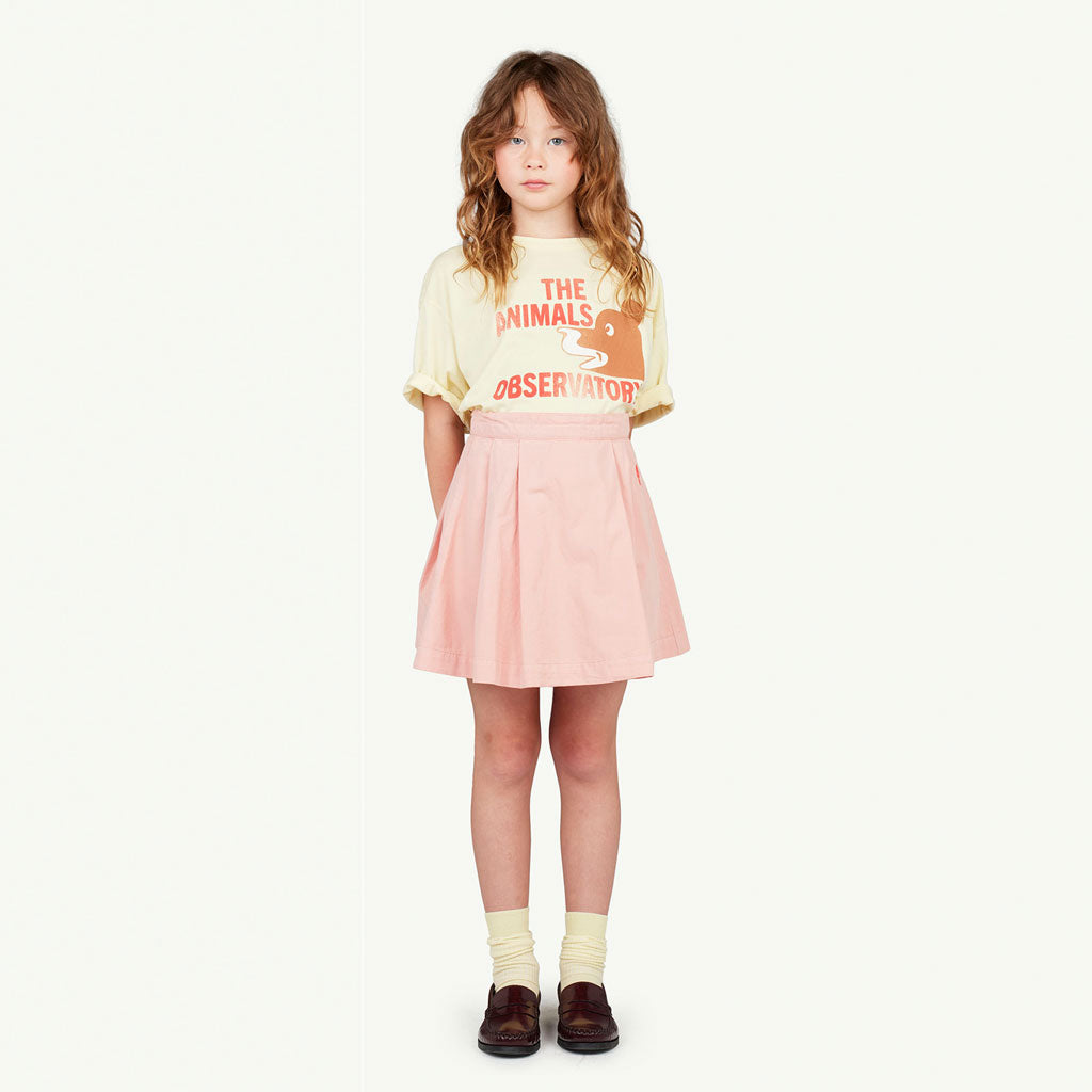 T-Shirt Rooster Oversize Soft Yellow