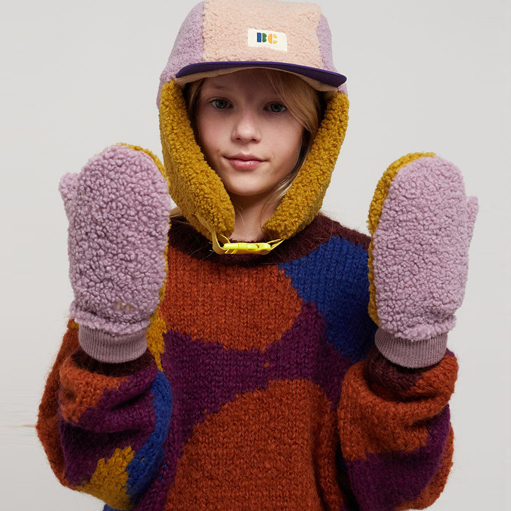 Handschuhe Color Block Lavander