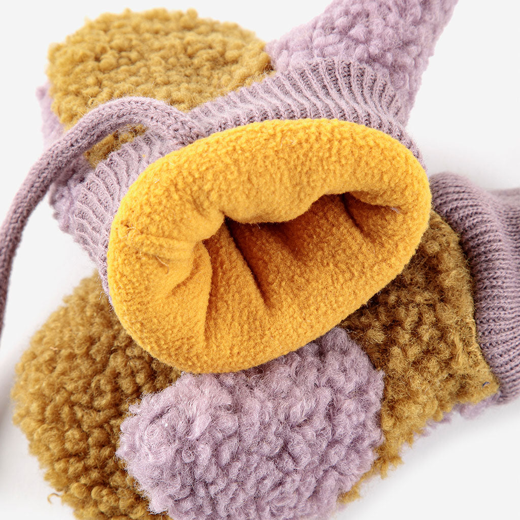 Baby Handschuhe Color Block Lavander