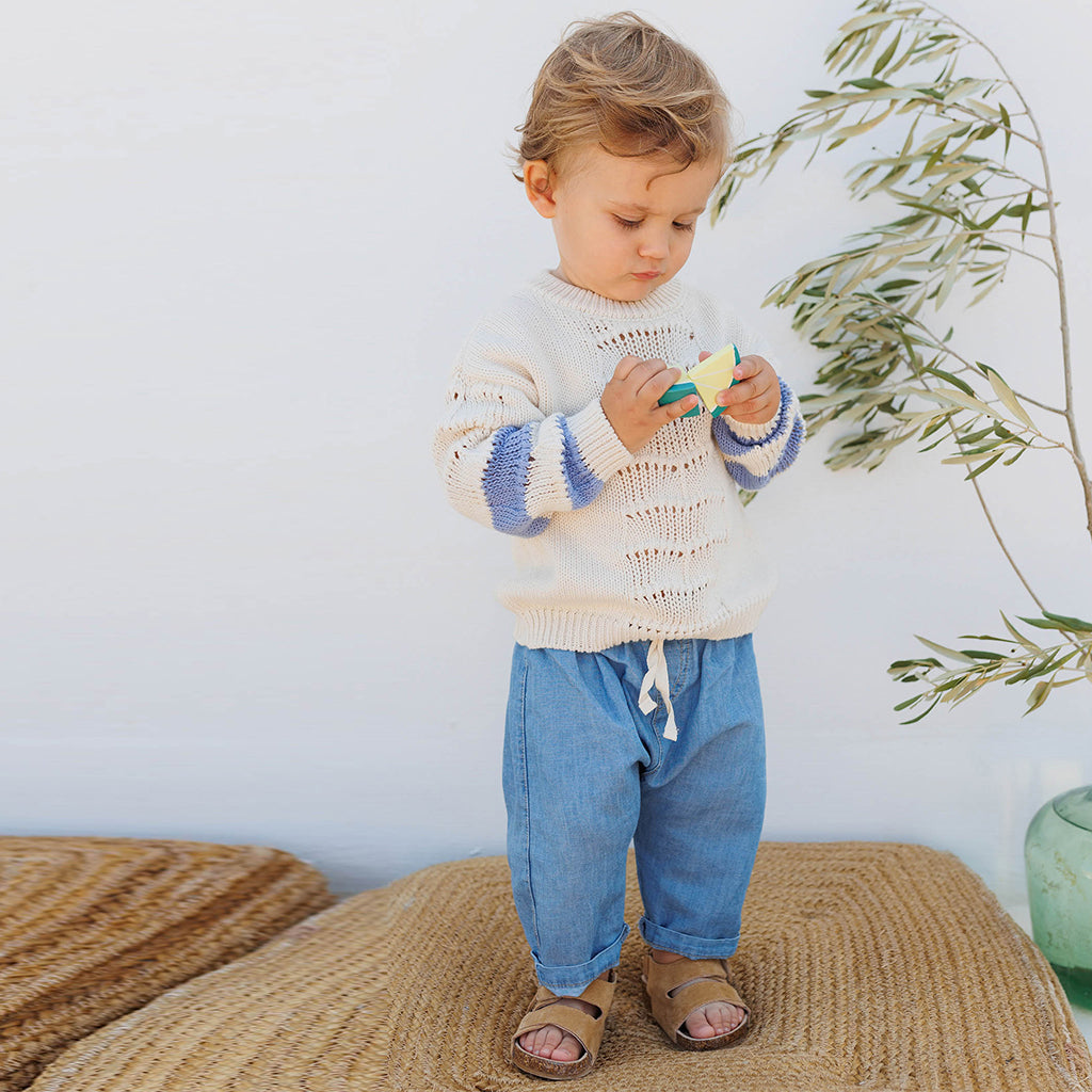Baby Hose Denim Linen