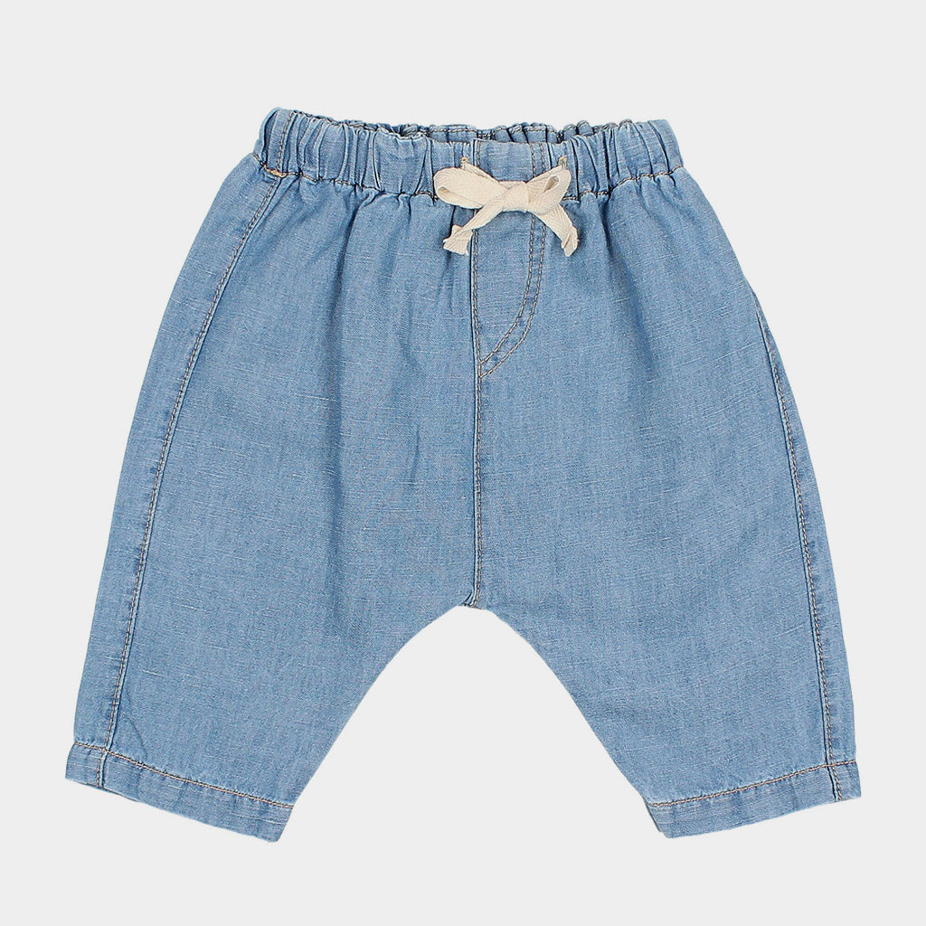 Baby Hose Denim Linen