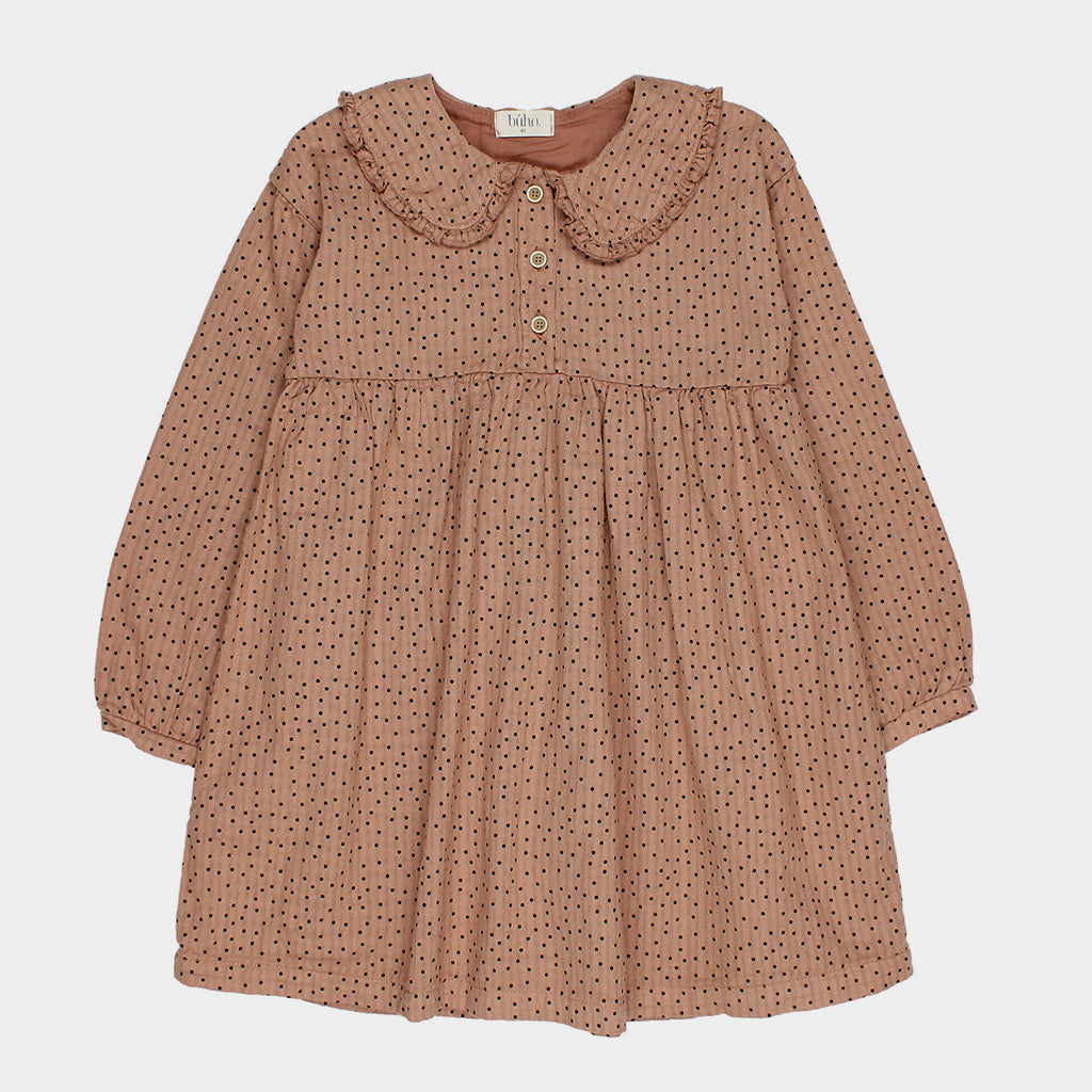 Kleid Dots Cocoa