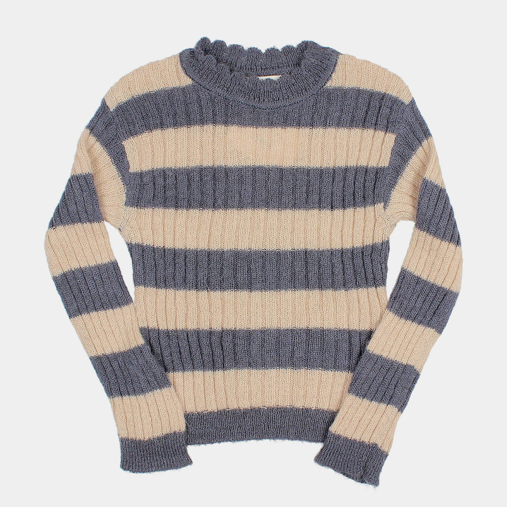 Sweatshirt RIB Bands Antic Blue
