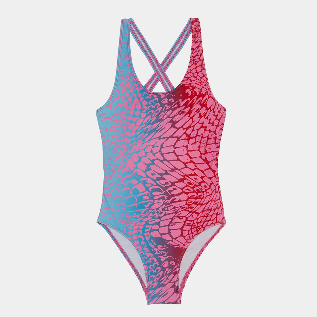 Badeanzug Olivia Pink Snake