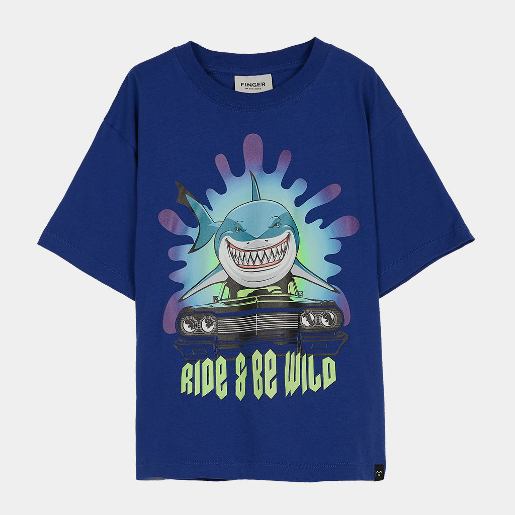 T-Shirt King Blue Shark